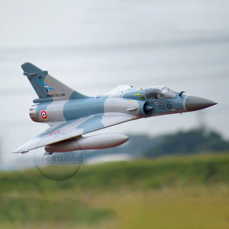 Freewing 80mm Mirage 2000 Rc avión controlado a distancia conjunto de avión modelo de ala fija todo tipo de clima Fantom ﻿