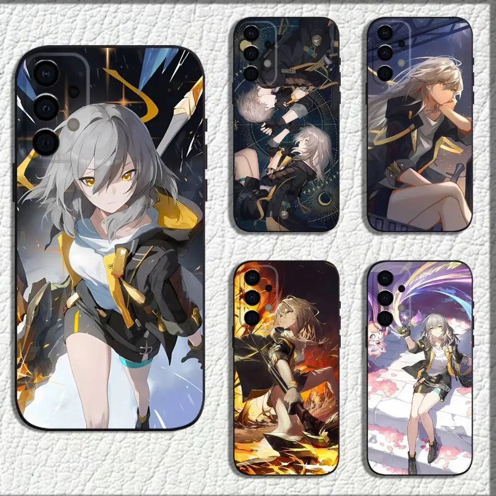 

S-Stelle H-Honkai star rail Phone Case For Samsung Galaxy A73,72,71,A52,51,40,41,A22,A32,31,A13,12,Note20 Soft Black Shell