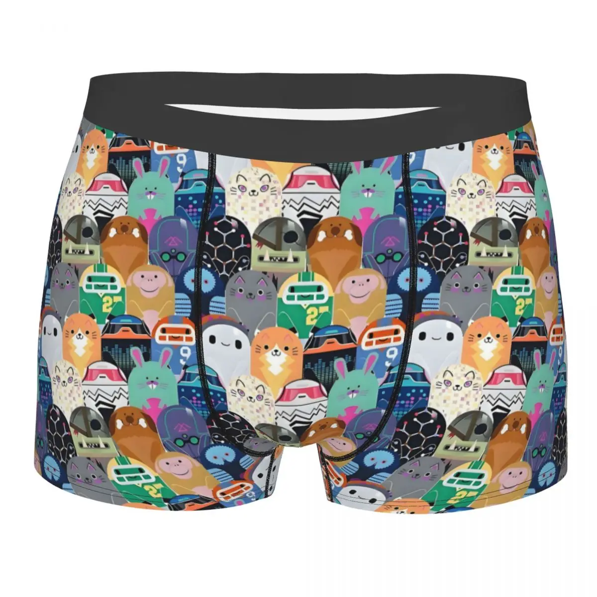

Custom Anime Ron's Gone Wrong Boxers Shorts Men's Science Comedy Film Cartoon Briefs Underwear Cool Underpants