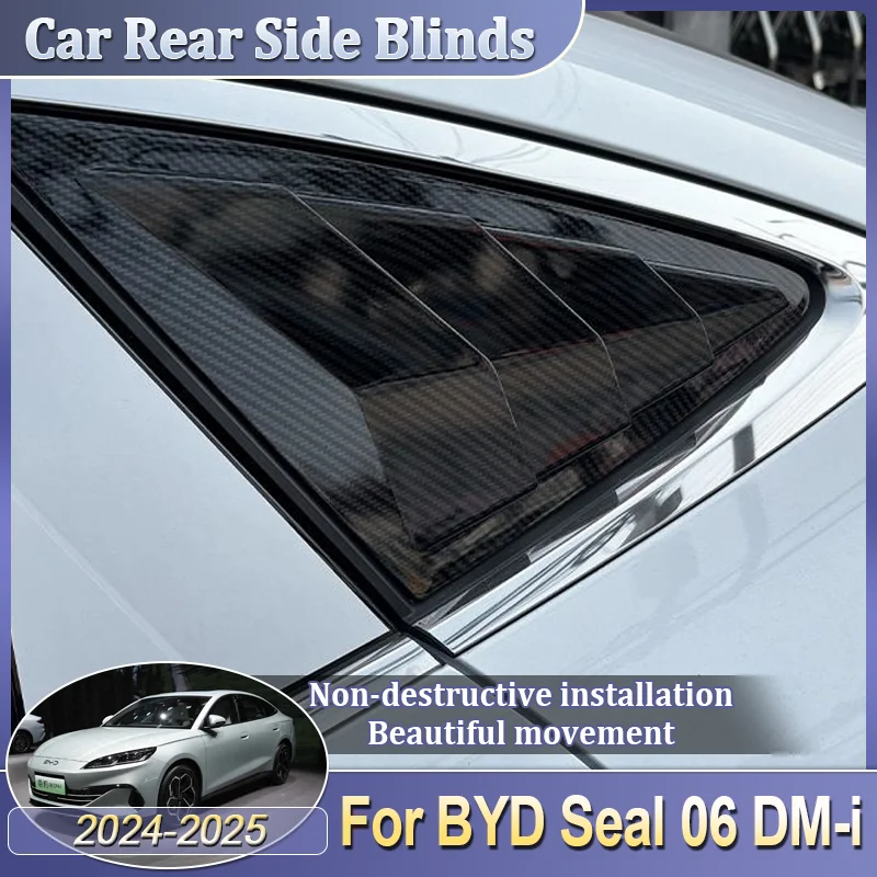 

Автомобильные жалюзи заднего стекла, задние боковые треугольные жалюзи, конверсионные автозапчасти для BYD Seal 06 DM-i DMi 2024 2025