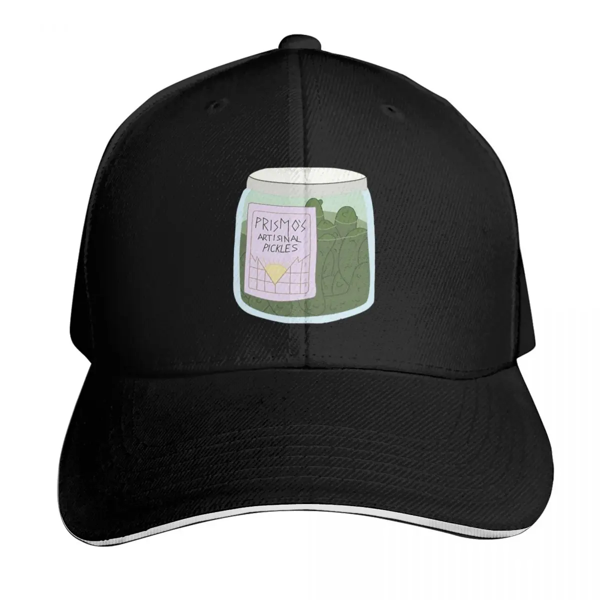 Prismo - Prismo the Wish Master - Prismo's Pickles Baseball Cap Vintage Retro Embroidered Lightweight Packable Gift for Him Her