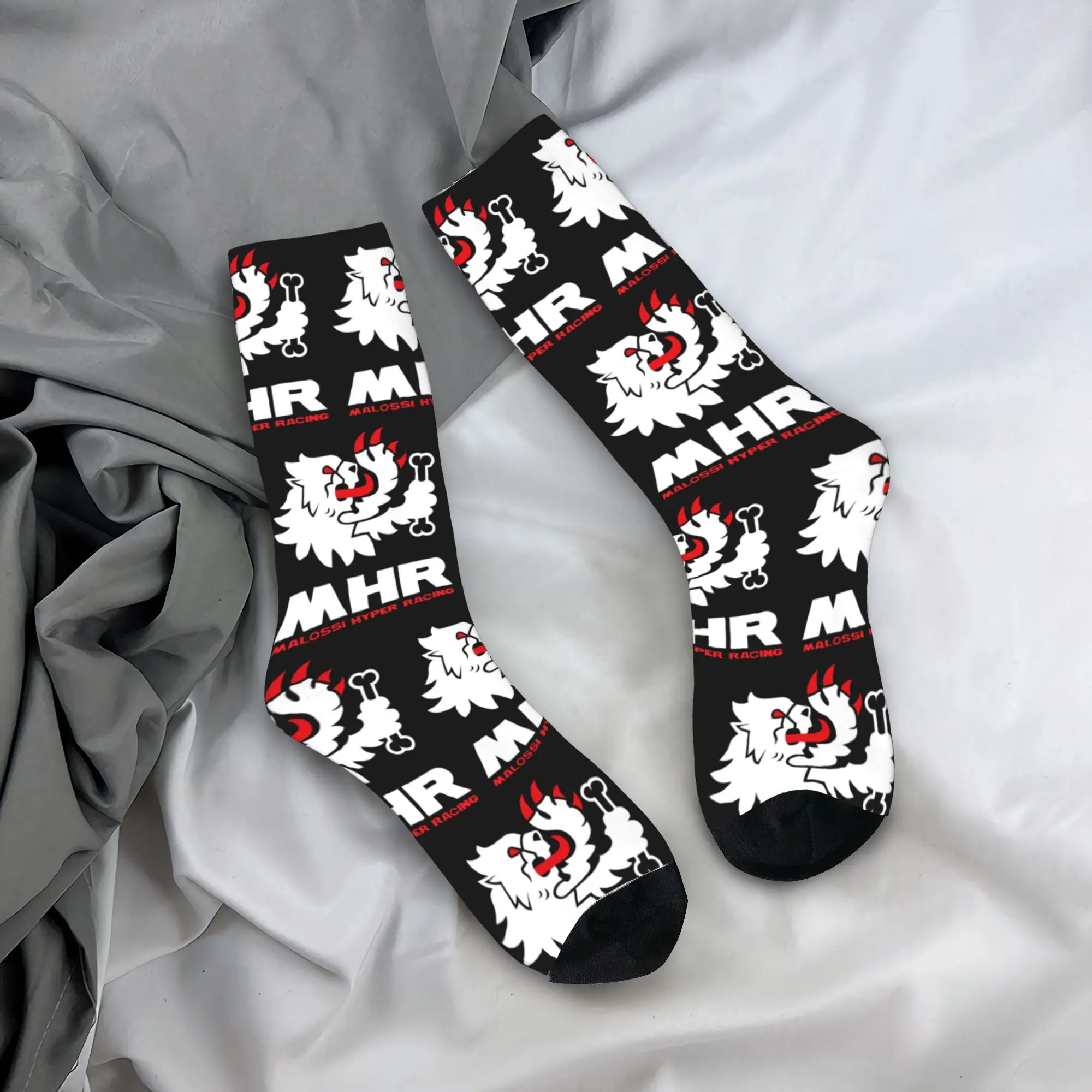 Изготовленные на заказ носки M-Malossied Racing MHR для мужчин и женщин, теплые модные новые носки для экипажа