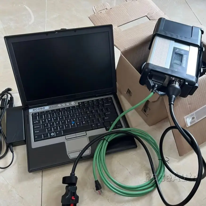 mb star diagnostic sd c5 for mercedes star c5 offline coding with hdd 2026.09v software xenntry-das-dts in D630 Laptop 4G full