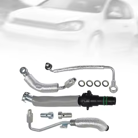 Turbocharger Oil Return feed Pipe Hose Kit 55587854 25200947 Easy to Install for Chevy Cruze Sonic Trax Auto Accessories