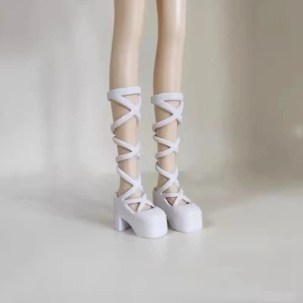 30CM Female Dolls Accessories Fashion High Heels Shoes Super Model Boots 1/6Bjd Doll Sandals Miniature Mobile Phone Kids Toys