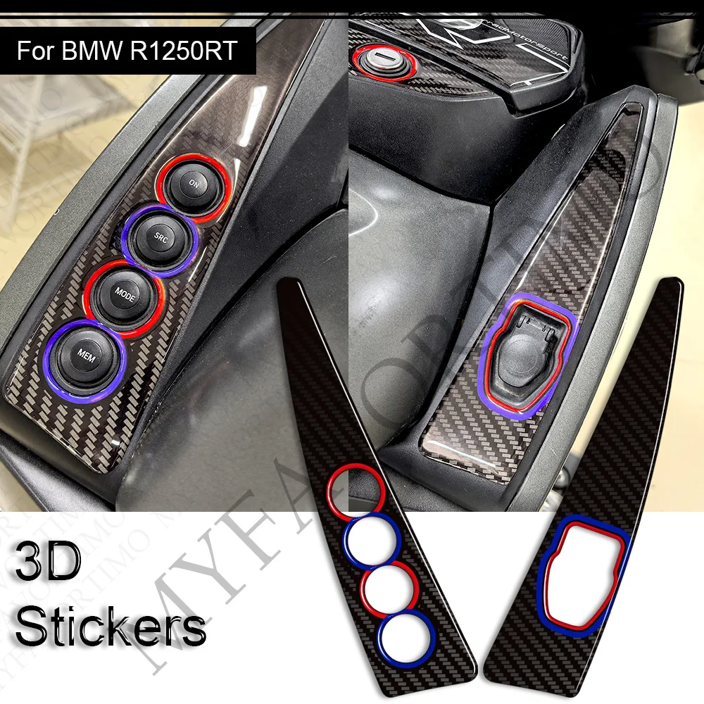For BMW R1250RT R 1250 RT R1250 Motorcycle Tank Pad Fairing Trunk Luggage Cases Stickers Decals 2021 2022 2023 2024 2025