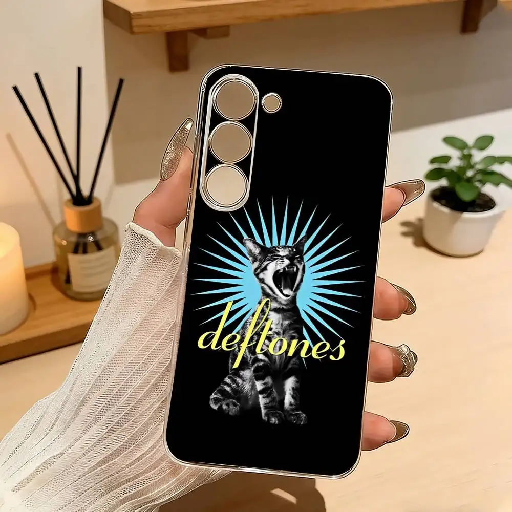 R-Rock Band D-Deftones Phone Case For Samsung Galaxy A71,A70,A52,A51,A40,A30 Transparent Cover
