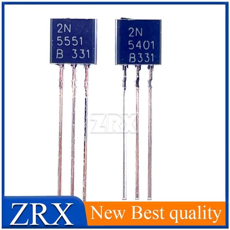 10Pcs/Lot New Original 2n5551 The TO-92 A / 160 V 0.6 NPN Low Power Transistors Integrated circuit Triode In Stock In Stock