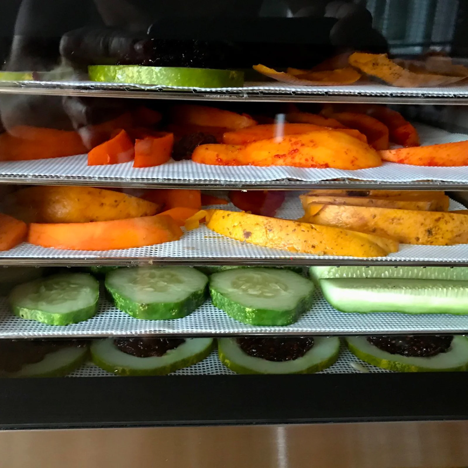 

Drying Pad Dehydrator Accessories Silicone Mats Food Dryer Liner Dehydrators Liners Fruit