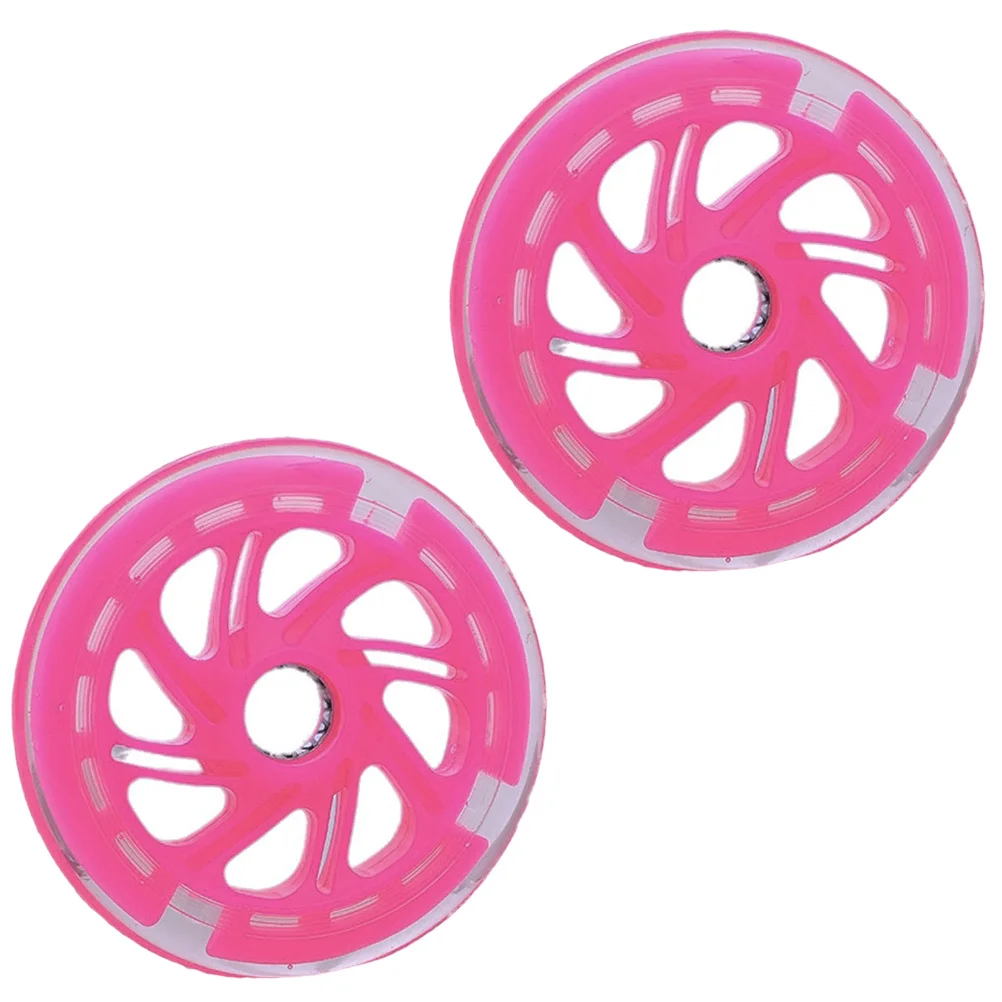 

2Pcs Bike Training Auxiliary Wheels Luminous Silent Slip-Resistant Stable Bike Balance Wheels for