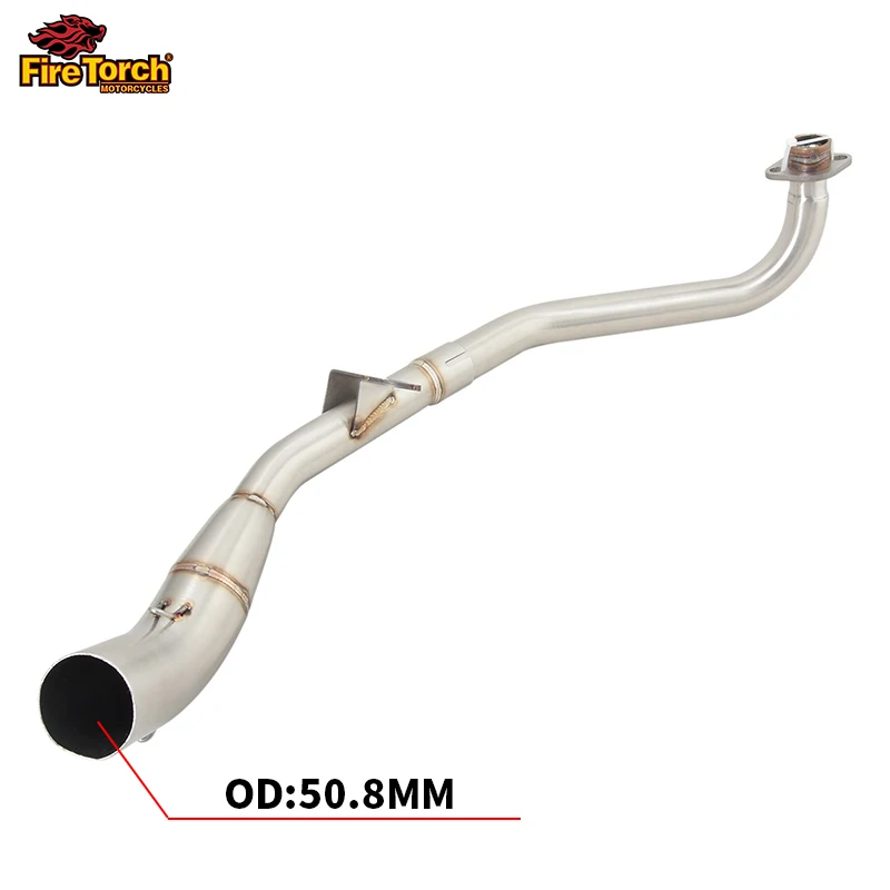 Slip For Honda GROM125 MSX125 SF GROM 125 2021 2022 2023 Motorcycle Exhaust Escape System Front Link Pipe Connect 50.8MM Muffler