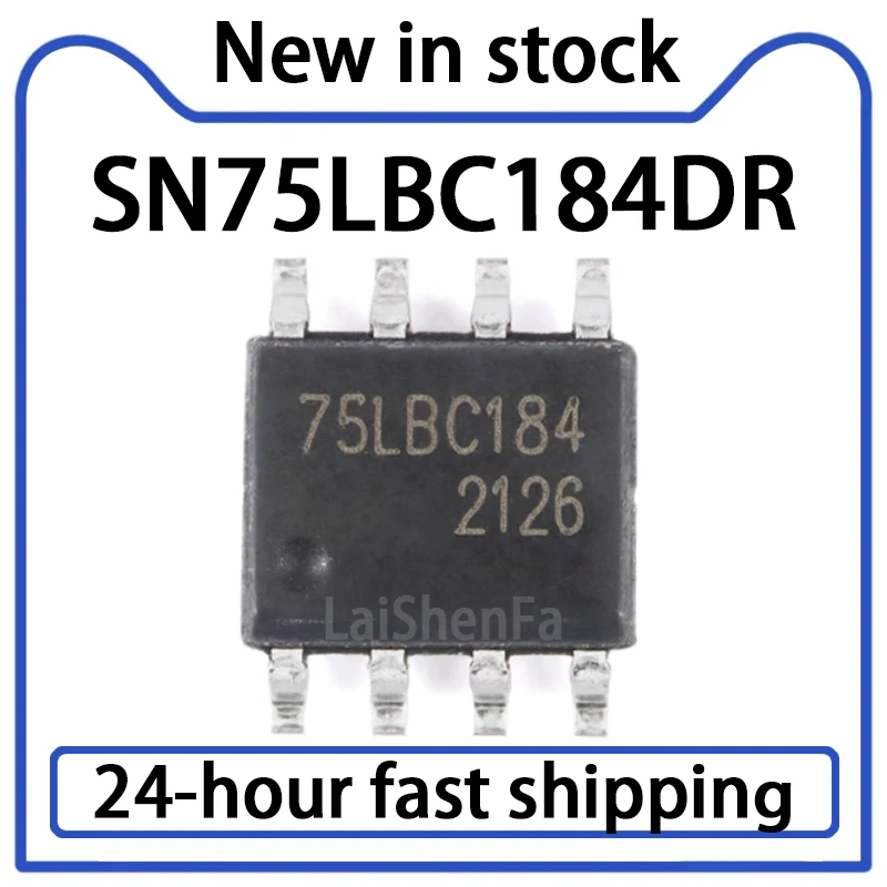10PCS SN75LBC184DR SOP-8 Differential Transceiver Chip for Transient Voltage Suppression, Stock