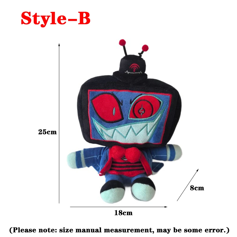 Chaud nouveau rose mignon poupée drôle belle bande dessinée Anime Animation Hazbined 3V VOX peluche enfer hôtel marcheurs TV périphériques jouets en peluche
