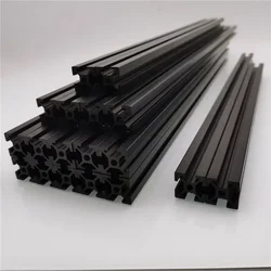 Funssor Misumi HFSB5-2020 extrusieframekit voor Voron 2.4 Trident 3D-printer Zwart geanodiseerde blinde gewrichten V 2.4 EXTRUSIONS