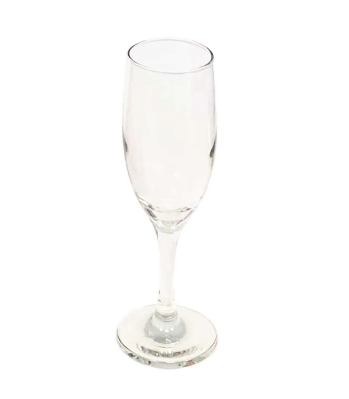 6 Cup Champagne misket Set, Elegant cava Glasses, Fine Stem, Dishwasher Safe, Party, Celebration 190 ml