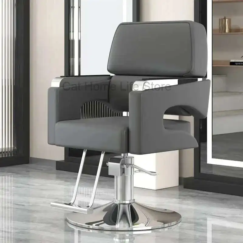 

Hairdressing Professional Recliner Barber Chair Salon Hydraulic Beauty Cheap Barber Leather Roulette Silla Barberia Esthetician