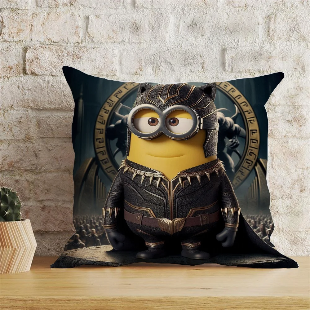 Personalized Gift MINISO Minions Duplex Printing Home Decor Items Decorative Pillows for Sofa Cushions Cover Throw Pillow Covers