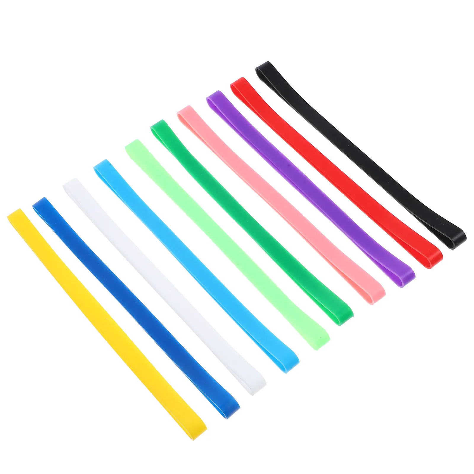 

10 шт. Надежные разноцветные эластичные ремешки для обложек блокнотов, ежедневников, скрапбуков, растягивающиеся пружинные ленты