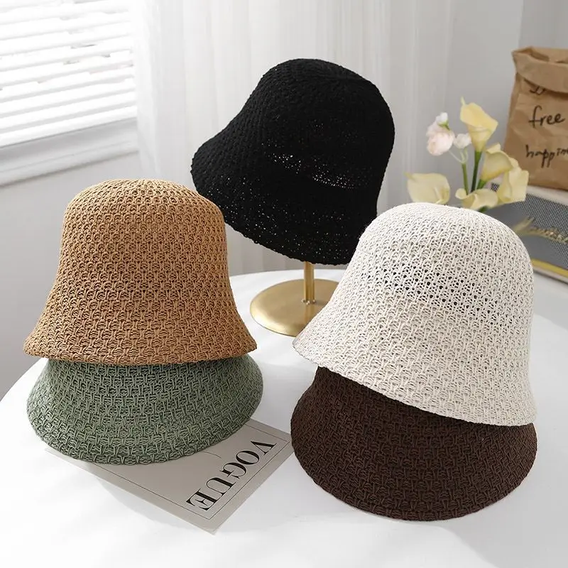 

2025 Summer! Women's Breathable Hollow - Out Fisherman Sun Hat - Internet - Famous Style, Ideal for Outdoor Beach Sun Protection