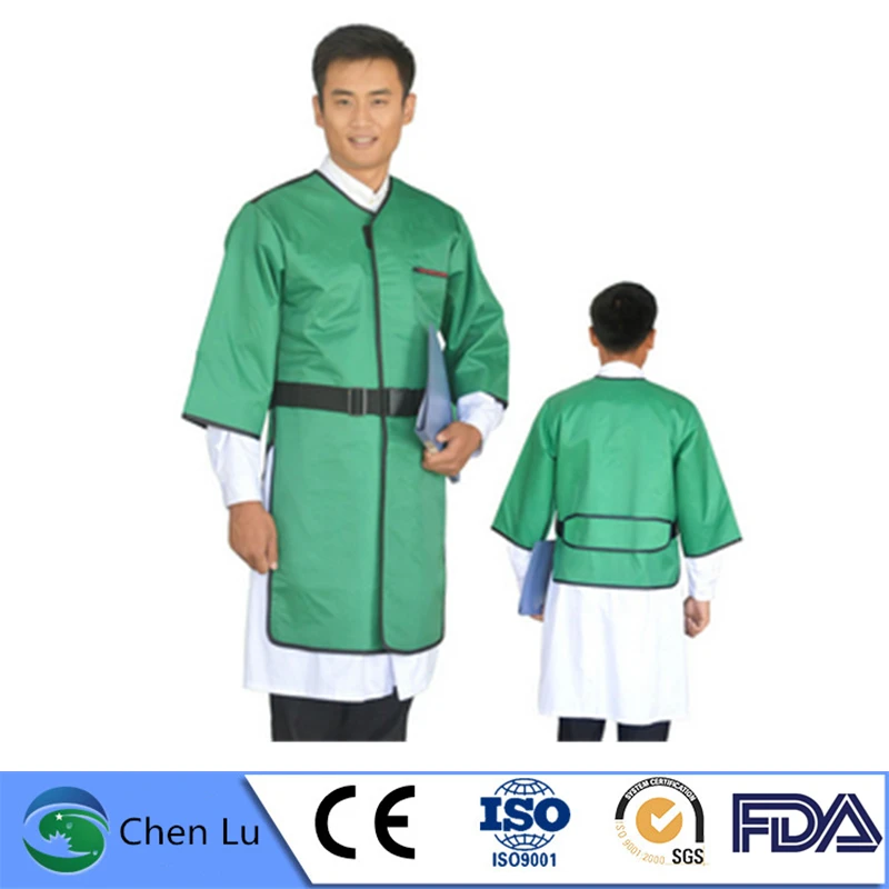 X-ray protective short sleeved lead overcoat radioactive factories Ionizing radiation protection 0.35mmpb adult lead clothes