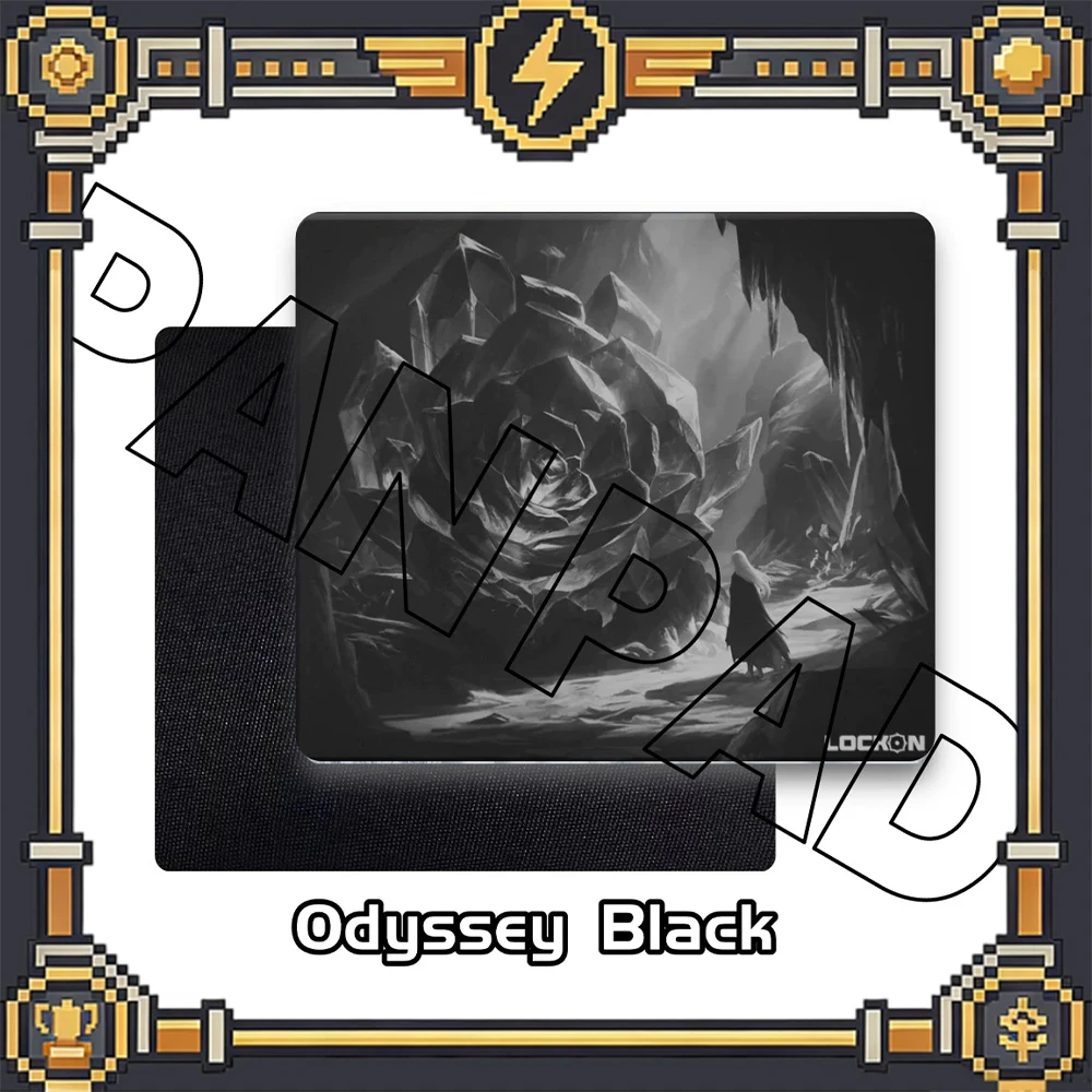 PAN Esports Odyssey Colored Glass Gaming Mousepad  FPS Both Speed And Smoothness Mouse Pad For VALORANT TTK CSGO PC Accessories