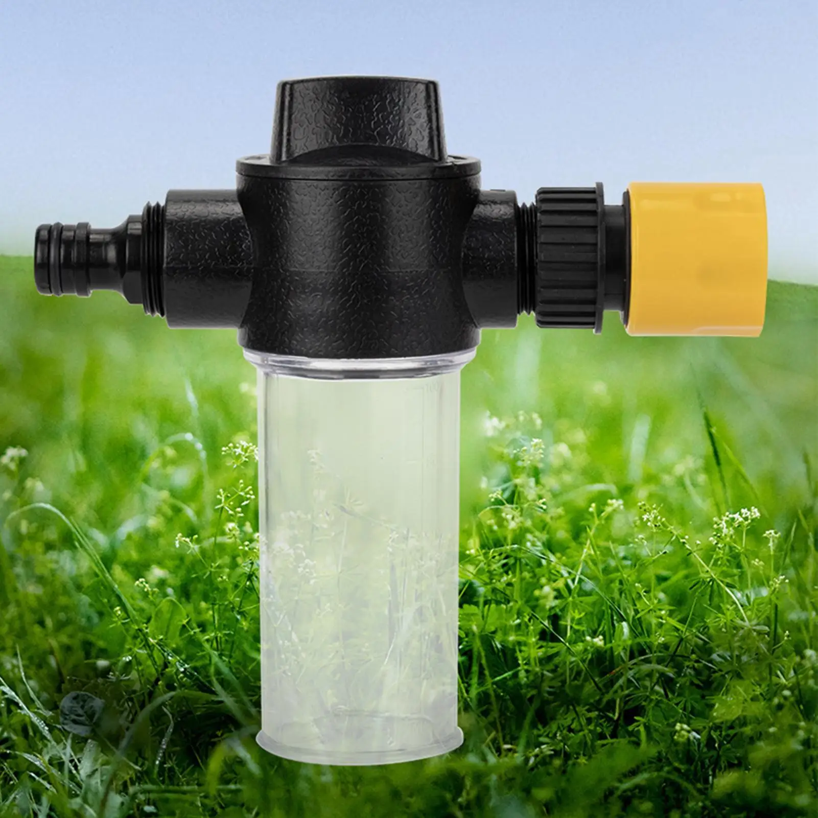 100ml Watering Attachment Dispenser Fertilizer Liquid Sprayer for Fence Outdoor Lawn Backyard Patio Driveway Sidewalk Garage