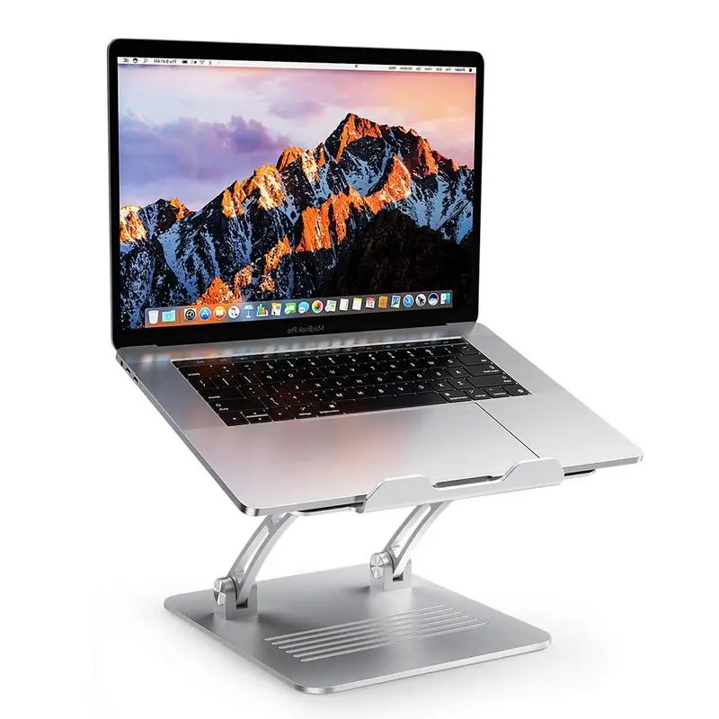 Multifunctional Laptop Stand Aluminum Build Adjustable Notebook Support Ergonomic Design Laptop Riser Holder 11- 17.3 Inches