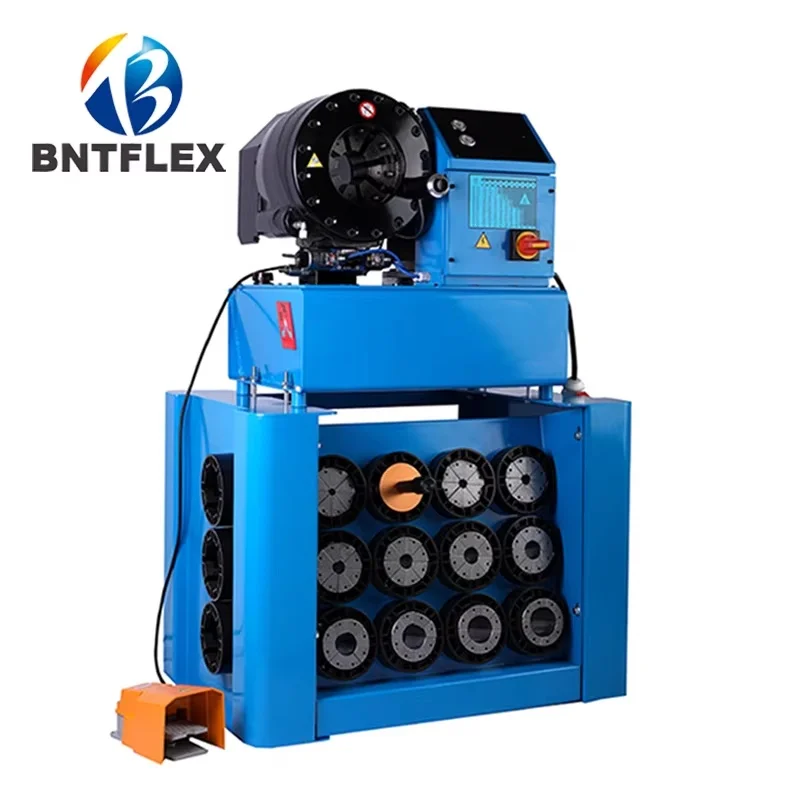 BNTP32 Quick change tool 64mm hydraulic hose crimping pressing machine for 4Sh with 13 sets of dies