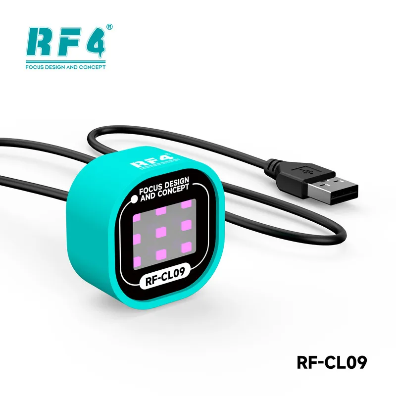 RF4 RF-CL09 Mini Uv Curing Lamp Fastly and Efficiently Curing with High Power Built-in Battery Wireless Use for Shadowless Glue