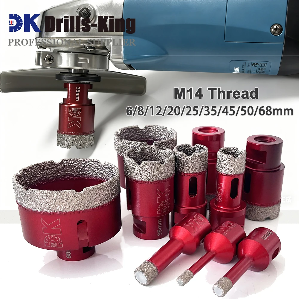 クリアランス品 1個 6-68mm M14 ダイヤモンドドリルビットツール ホールソーカッター タイルドリルクラウン 磁器タイル セラミック グラナイト用
