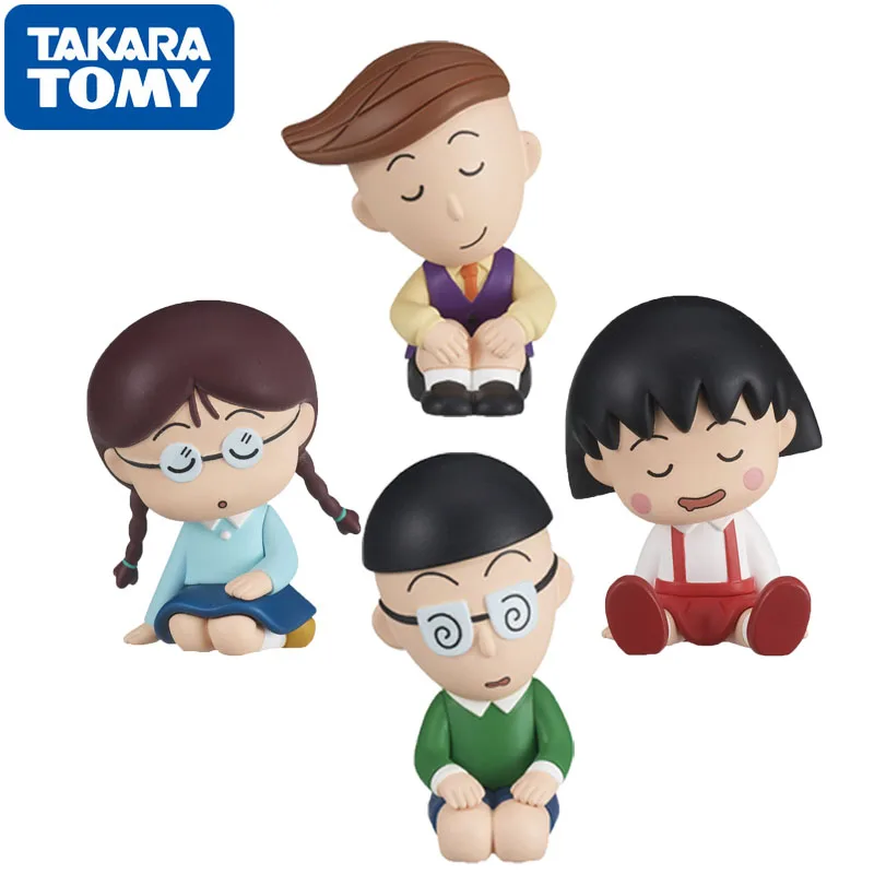 

TAKARA TOMY Original Gashapon Chibi Maruko Chan Anime Figure Hanawa Action Figure Toys for Boys Girls Kids Birthday Gifts