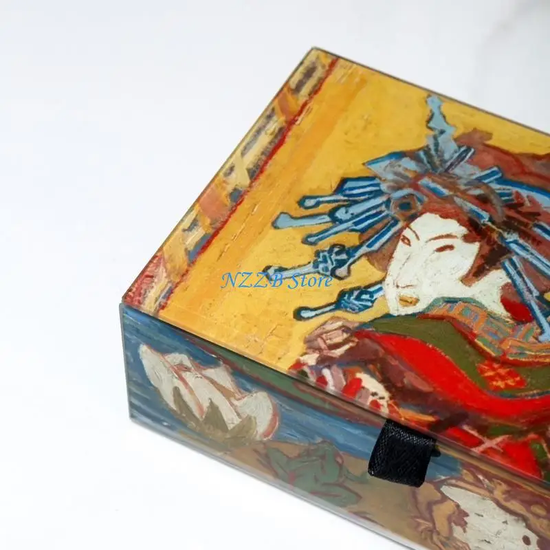 

T21F Portable Jewelry Organizers Jewelry Display Box Earrings Box Rings Case Necklaces Box Travel Storage Case Metal Texture