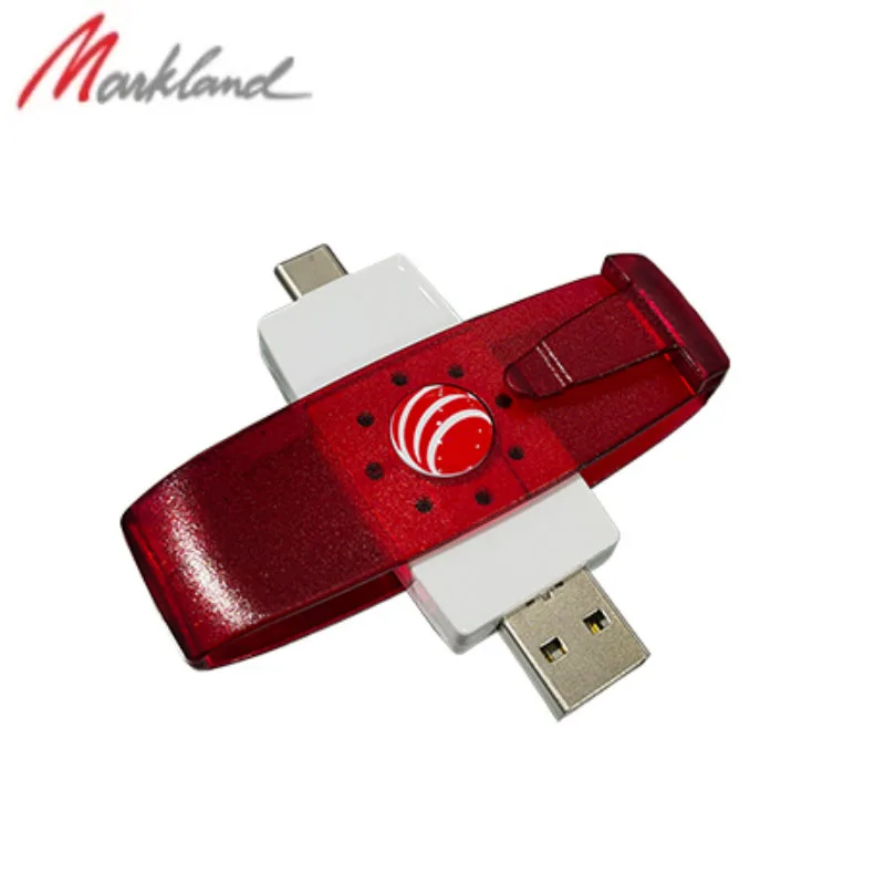 MCR3701 Contactless Smart Card Reader with USB Type A & Type C Dual Connectors Compatible with IDENTIV uTrust 3700 F