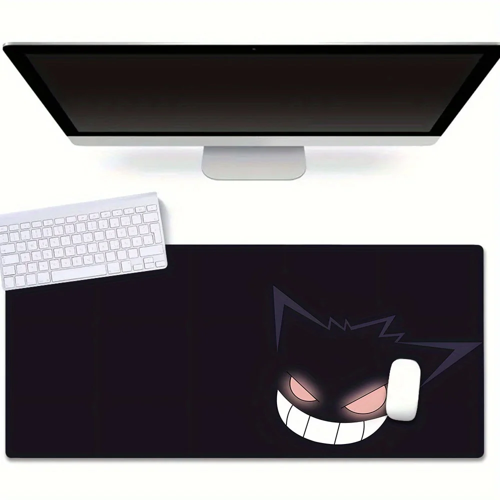 

Большой игровой коврик для мыши с ужасным мультяшным изображением монстра, коврик для мыши для офиса и занятий спортом, нескользящий коврик для компьютерной мыши