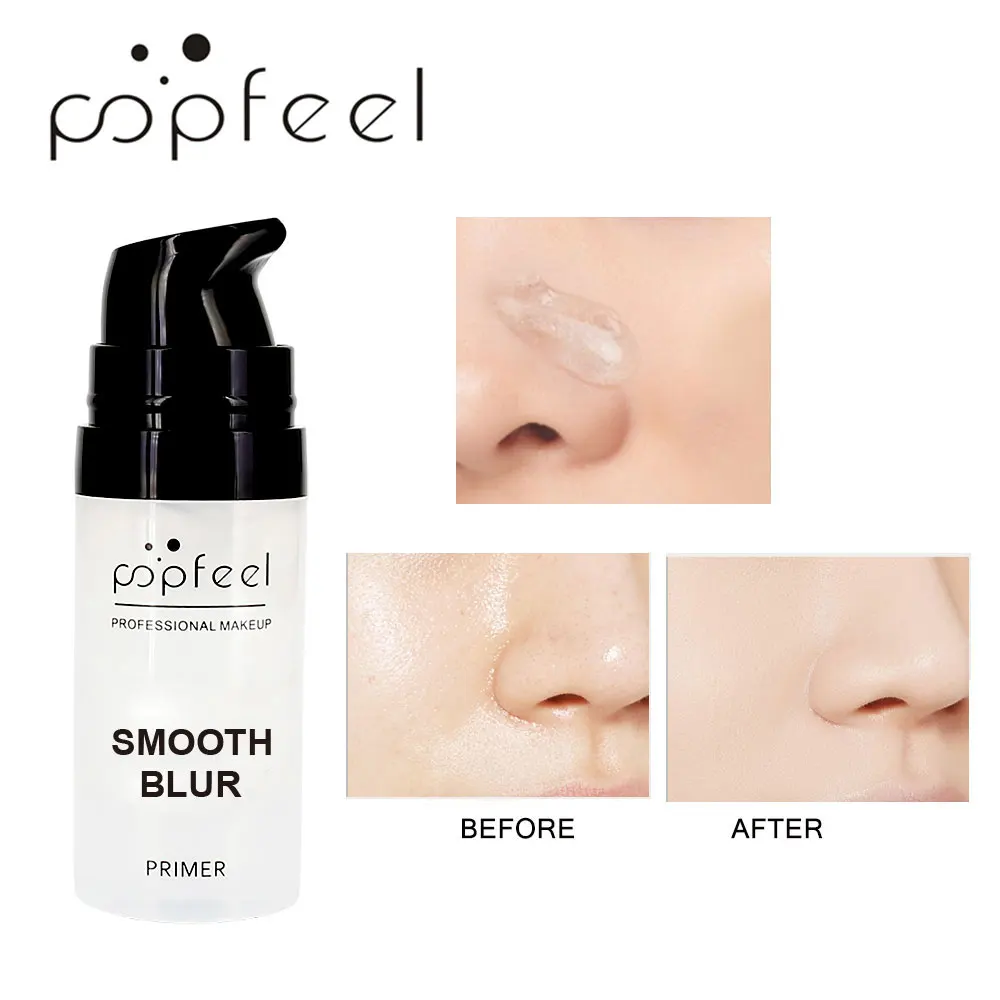 POPFEEL Set de voyage : apprêt + fond de teint Duo - Perfection faciale impeccable, 15 ml de chaque format portable pratique pour les retouches en déplacement