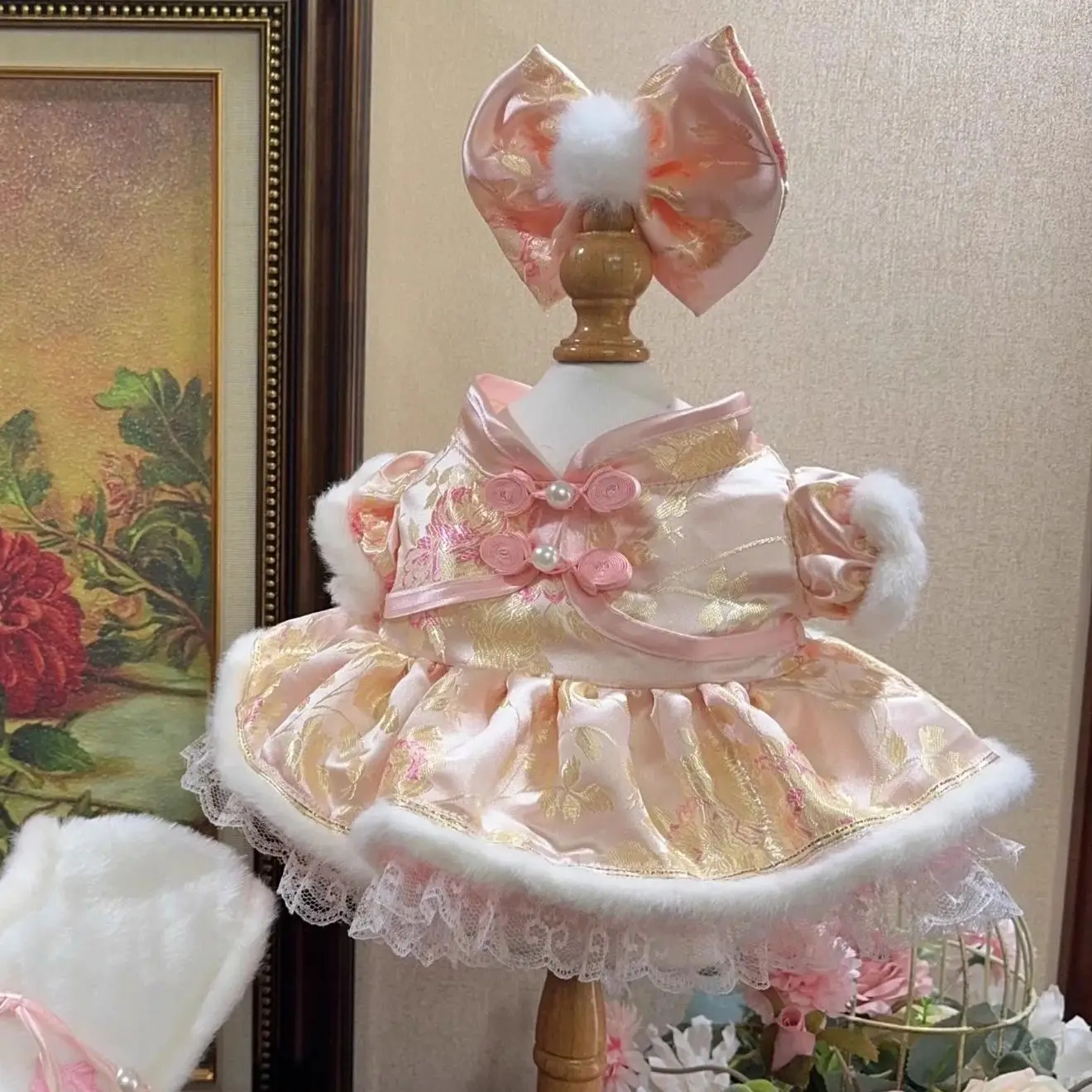 

Новое платье для куклы 20см 40см 10см 15см, одежда для хлопковых кукол, бесплатная доставка, платье для куклы 50-55см, одежда для кукол реборн.