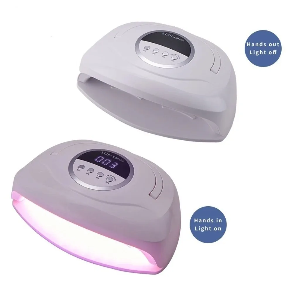 Powerful 380W 84LEDS LED Nail Lamp Manicure Equipment Automatic Sensor UV Nail Lamp with 4 Timers Nail Dryer