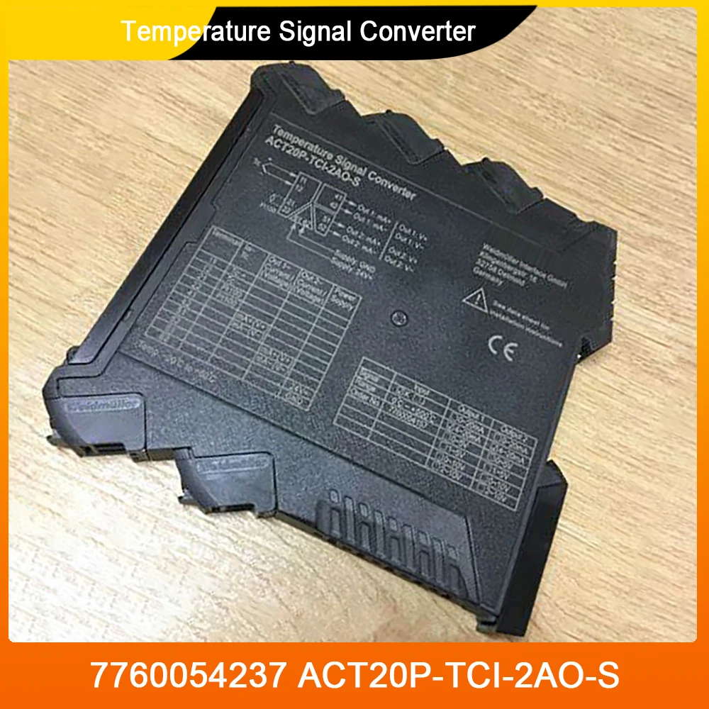 

New 7760054237 Temperature Signal Converter ACT20P-TCI-2AO-S For Weidmuller