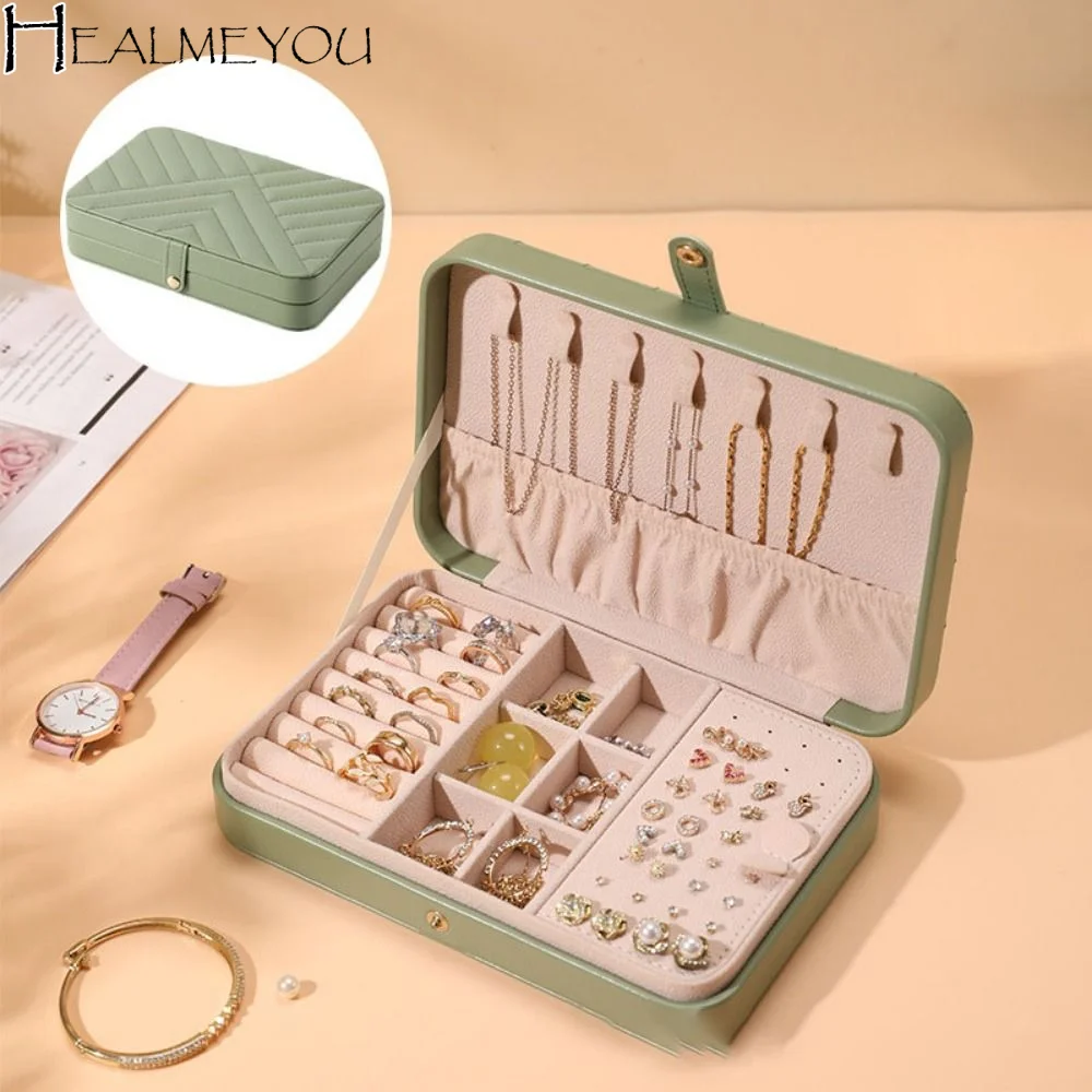 

Большой вместительный футляр для хранения ювелирных изделий из ПУ, пылезащитный, удобный и изысканный, для демонстрации и хранения ожерелий