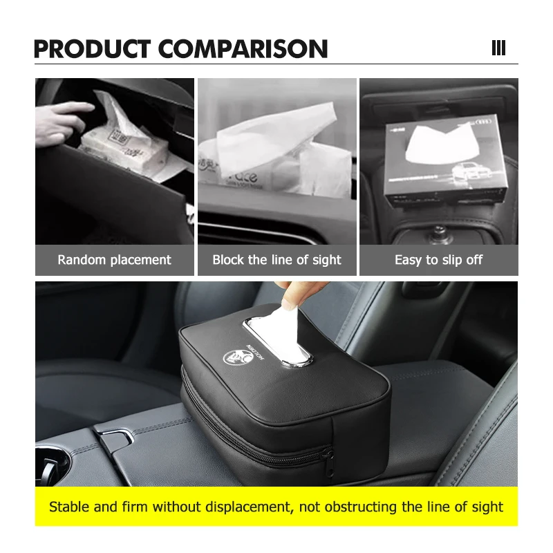 مقعد السيارة الأنسجة صندوق السيارات منشفة ورقية حقيبة التخزين اكسسوارات ل هولدن HSV كومودور VT VX VU VY VZ VE #3