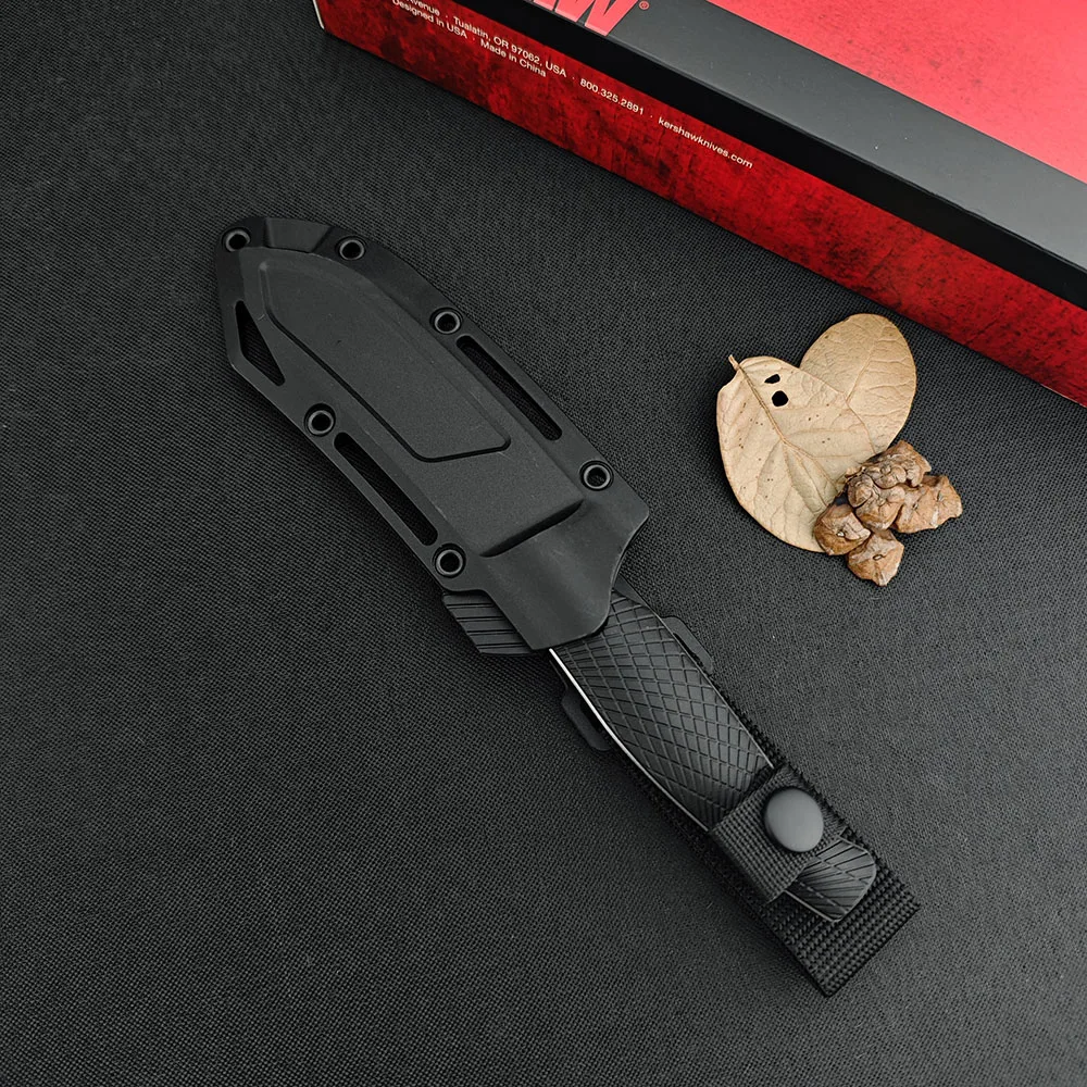 KS 1083 Outdoor Fixed Blade Straight Knife, High Quality 440C Steel Blade, Portable Multi-functional Tools for Outdoor Survival