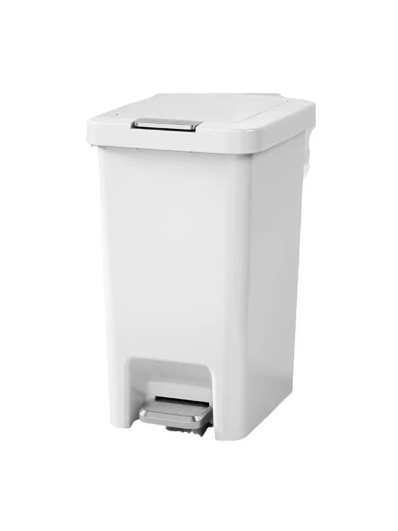 

Large Capaci Pedal Operated Tra Can with Lid for Kitchen And Batoom Home Use Simple Design Suitable for Bedroom Toilet ...