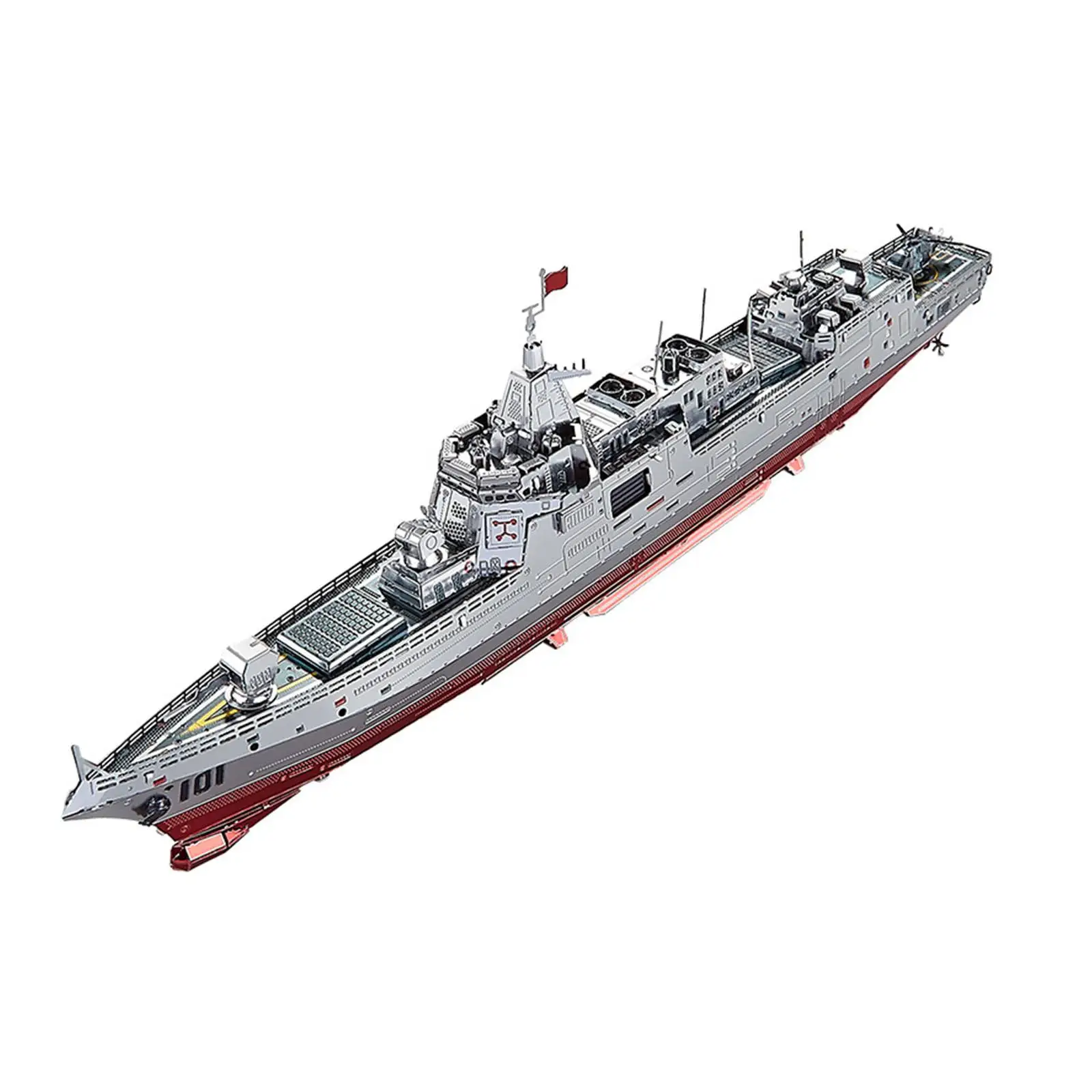 3D Metal Puzzle Creative Battleship Metal Model Building Kits 1/1000 Model statku Zabawka dla dzieci Przyjaciele Dzieci Chłopcy Dziewczynki Prezenty