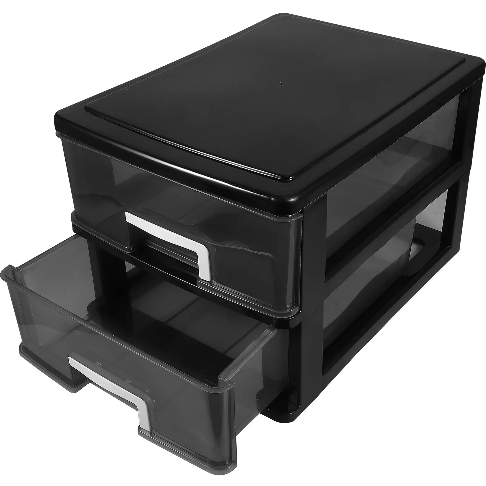 Desk Drawer Storage Box Organizer For Office Desk Storage Student Sturdy Type Desktop Multi-grid Layered Stationery