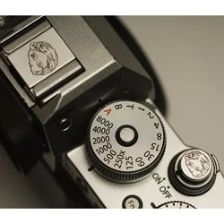 Camera Hot Shoe Cover Shutter Button For Nikon ZFC Lumix S5 Canon Sony A7C2 A7M4 Fujifilm X100VI XT5 XT3 Soft Release Button