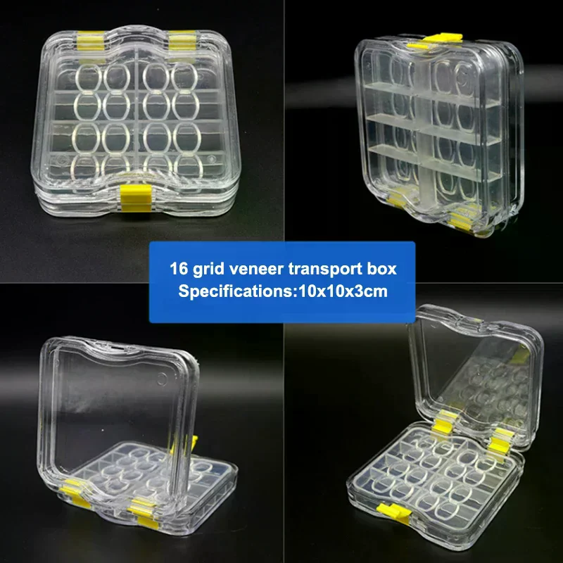 

Dental Denture Protector Transparent Storage Box With Film Retainer False Teeth Denture Teeth Container Case Dentistry Material