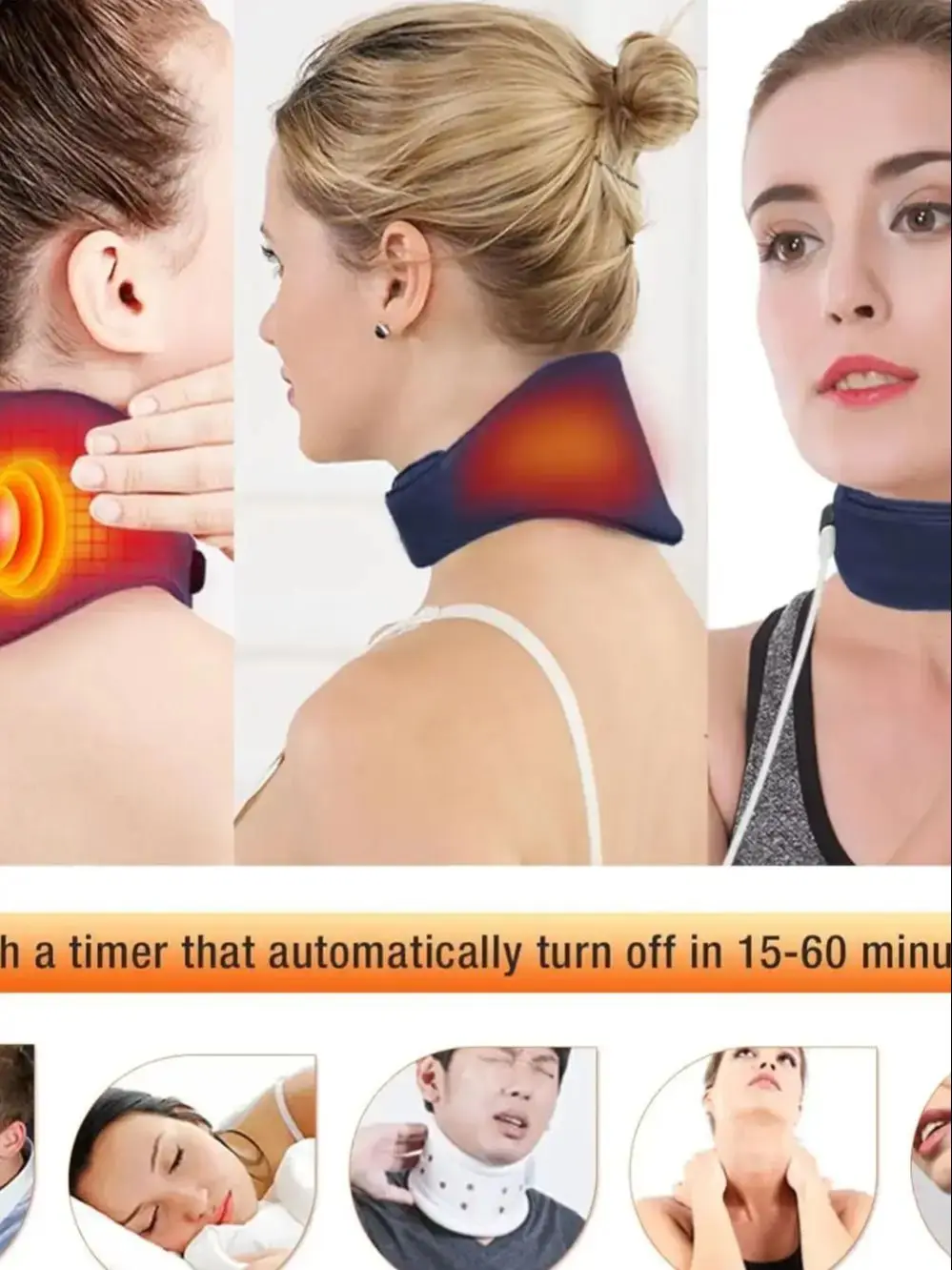 AliExpress ACRDDK Electric Heating Scarf USB Heated Neck Wrap Winter Warm Neck Ring For Cycling Camping Hiking Skiing Universal Warmful Scarves