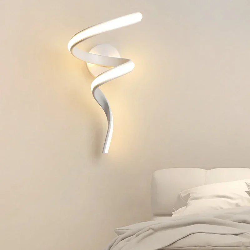 

Modern Minimalist LED Wall Lamp Bedside wall Sconce For Living Room Bedroom Background Indoor Home Decor Lighting Fixture Lustre