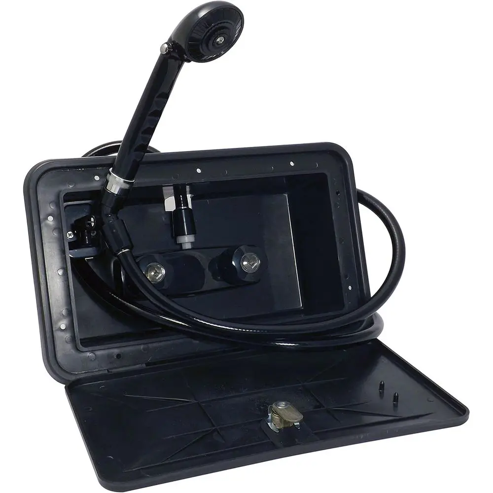 

Phoenix Faucets PF266701 Outdoor Shower Kit with 59 Black Vinyl Hose