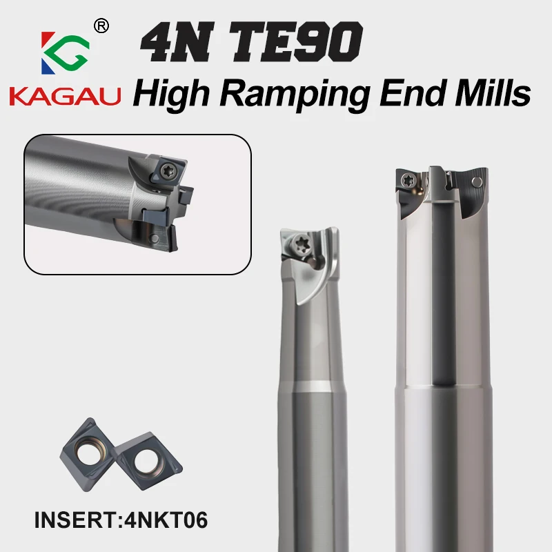 

high quality 4N TE90 Fast-Feed Milling Cutter Tool Holder for CNC carbide insert 4NKT060308 Alternative To BAP300R 400R Series